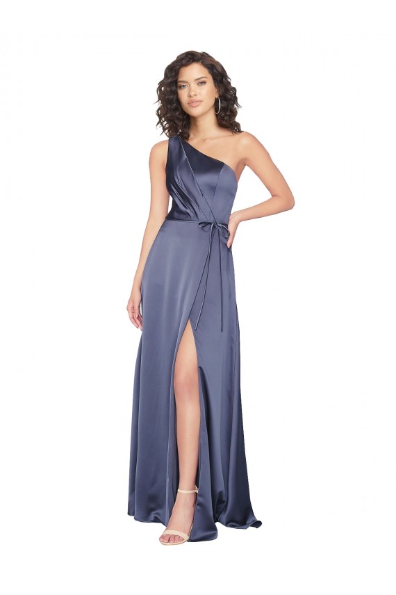 Buy Long Dusk Sleeveless A-Line Formal Evening Dress