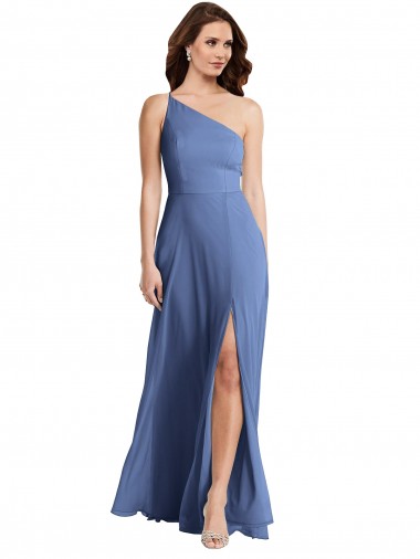 Buy Long Windsor Blue Sleeveless A-Line Formal Evening Dress