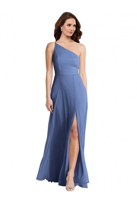 Buy Long Windsor Blue Sleeveless A-Line Formal Evening Dress