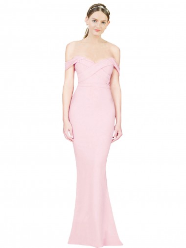 Buy Long Pink Sleeveless A-Line Low Back Formal Evening Dress