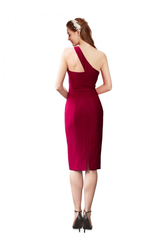 Buy Cocktail Length Black Sleeveless Sheath Formal Evening Dress