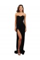 Buy Long Black Sleeveless Column Low Back Formal Evening Dress