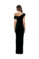 Buy Long Dark Green Sleeveless Sheath High Low Evening Dress