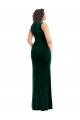 Buy Long Dark Green Sleeveless Trumpet Semi Formal Evening Dress