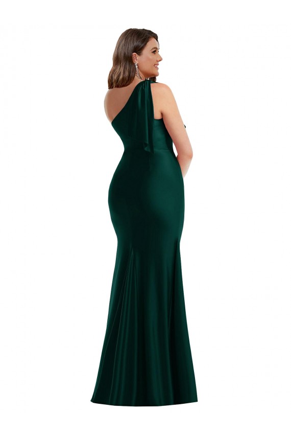 Buy Long Ever Green Sleeveless Mermaid Plus Size Formal Evening Dress