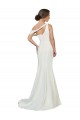 Buy Sweep Train Ivory Sleeveless Sheath Formal Evening Dress