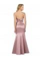 Buy Long Light Sky Blue Sleeveless Sheath Low Back Formal Evening Dress