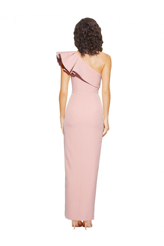 Buy Long Mauve Sleeveless Sheath Formal Evening Dress