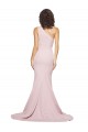 Buy Sweep Train Mauve Sleeveless Sheath Semi Formal Evening Dress