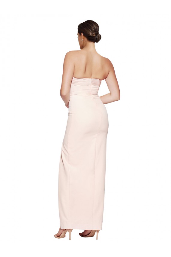 Buy Long Sleeveless Mermaid Low Back Formal Evening Dress