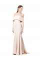 Buy Long Nude Sleeveless Mermaid Formal Evening Dress