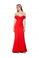 Buy Long Red Sleeveless Mermaid Evening Gown