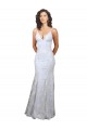 Buy Long White Sleeveless Mermaid Open Back Formal Evening Dress