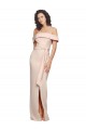 Buy Long Nude Sleeveless Mermaid Low Back Formal Evening Dress
