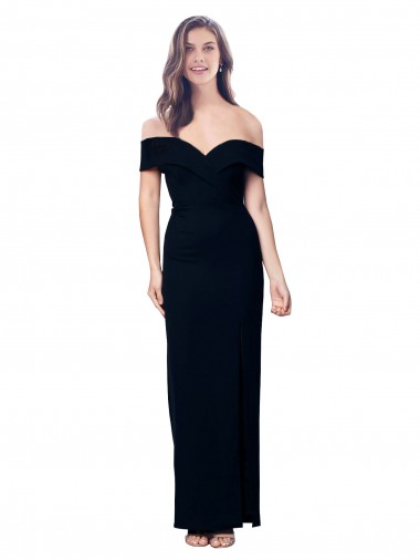 Buy Long Black Sleeveless Mermaid Formal Dress