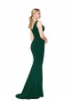 Buy Long Midnight Green Sleeveless Mermaid Formal Evening Dress