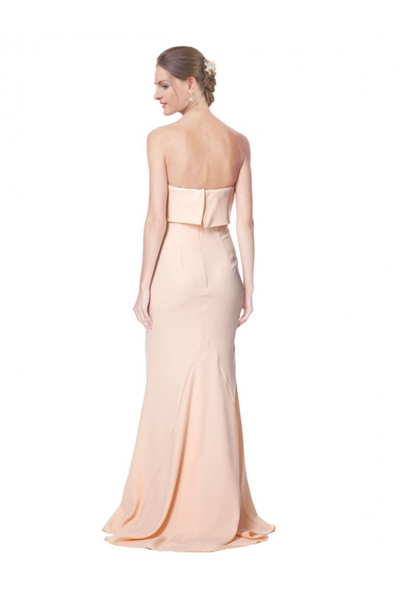Buy Long Nude Sleeveless Mermaid Black Tie Evening Dress