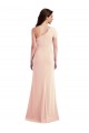 Buy Long Nude Cap Sleeves Trumpet Formal Evening Dress