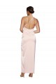 Buy Long Pink Sleeveless A-Line Low Back Semi Formal Evening Dress