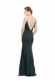 Buy Long Pink Sleeveless A-Line V-Back Formal Dress