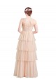 Buy Long Pink Sleeveless A-Line Semi Formal Evening Dress