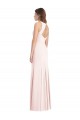 Buy Long Pink Sleeveless Trumpet Open Back Semi Formal Evening Dress