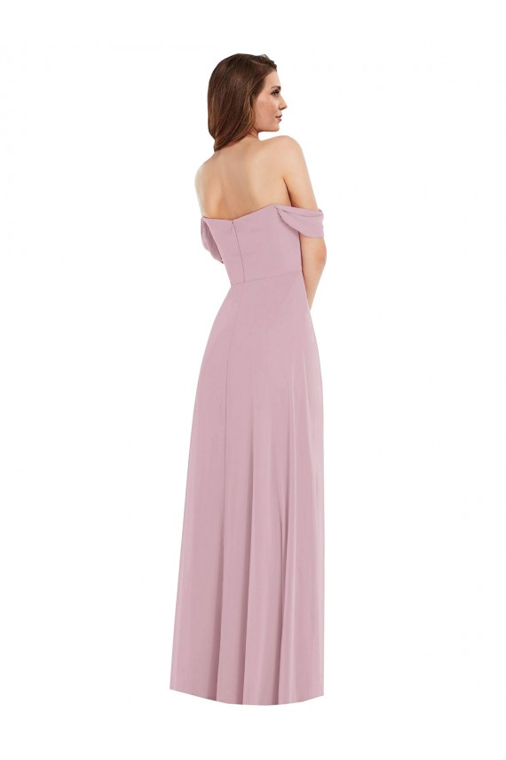 Buy Long Primrose Sleeveless A-Line Black Tie Evening Dress
