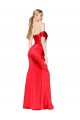 Buy Long Red Sleeveless Mermaid High Slit Formal Evening Dress