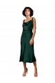 Buy Midi Length Hunter Sleeveless Sheath Black Tie Evening Dress