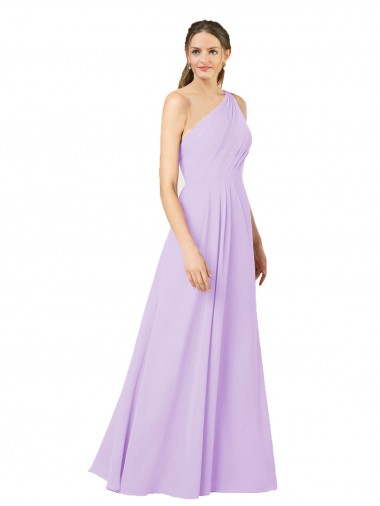 Buy Long Lilac Sleeveless Sheath Formal Evening Dress