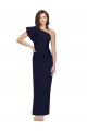 Buy Long Dark Navy Sleeveless Sheath Formal Evening Dress