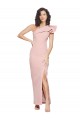 Buy Long Mauve Sleeveless Sheath Formal Evening Dress