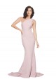 Buy Sweep Train Mauve Sleeveless Sheath Semi Formal Evening Dress
