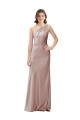 Buy Long Dusty Pink Sleeveless Sheath Open Back Formal Evening Dress