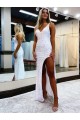 Buy Long Sleeveless Sheath Velvet Sequin Evening Gown
