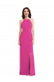 Buy Long Fuchsia Sleeveless Trumpet Open Back Formal Evening Dress