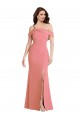 Buy Long Hot Pink Sleeveless Trumpet Low Back Semi Formal Evening Dress