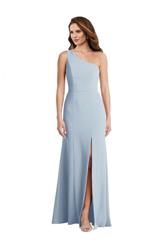 Buy Long Light Sky Blue Sleeveless Trumpet Formal Evening Dress