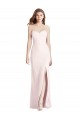 Buy Long Pink Sleeveless Trumpet Low Back Semi Formal Evening Dress