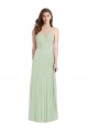 Buy Long Sage Cold Shoulder Trumpet Semi Formal Evening Dress