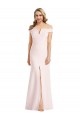 Buy Long Pink Sleeveless Trumpet Evening Dress